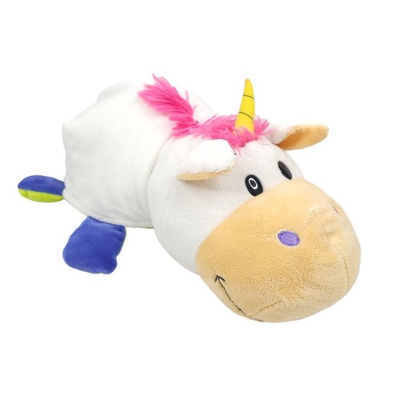 Jay At Play FlipaZoo Persephone Unicorn Imogen Dragon 2 In 1 Plush Stuffed Toy - Picture 14 of 14